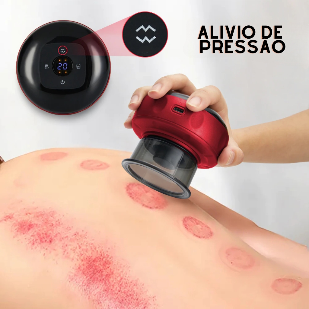 Massageador Corporal Recarregável 12 Níveis 